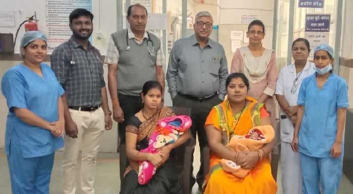 जिला अस्पताल के शिशु चिकित्सा इकाई