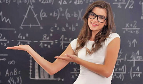 Indian Teacher and Blackboard copy